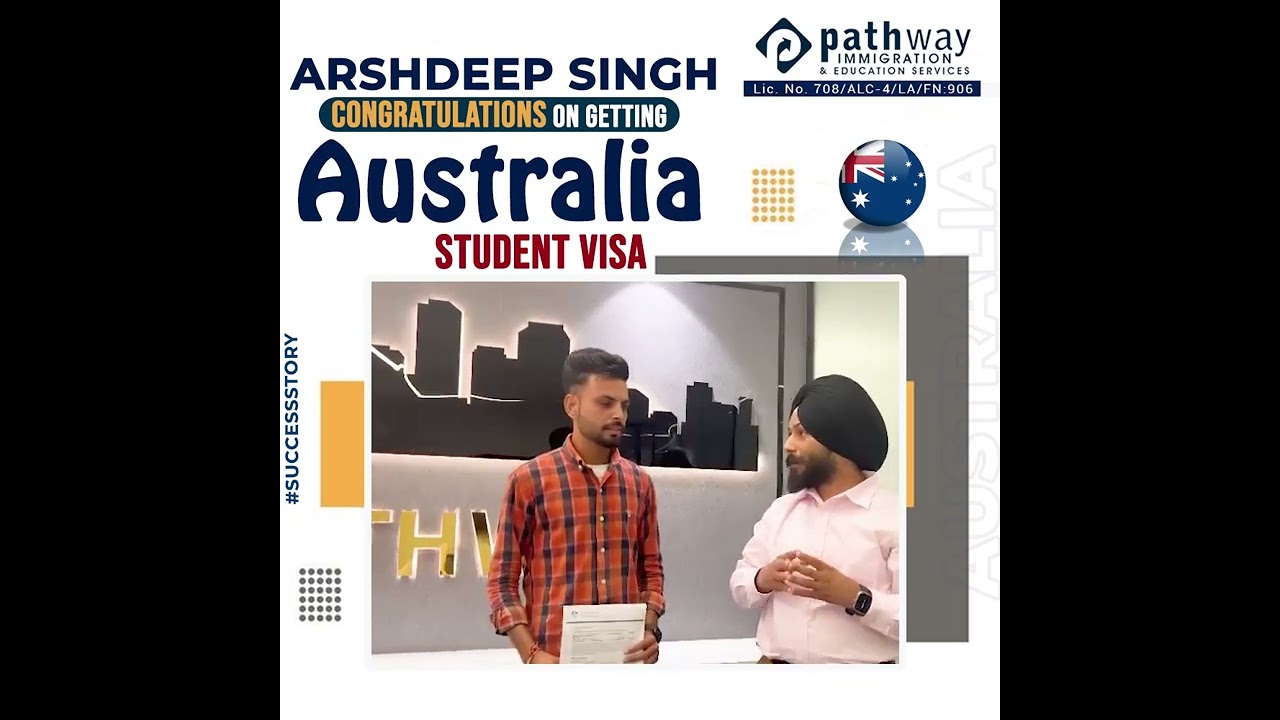 Success Story || Australia Study Visa || Pathway Immigration & Education Services