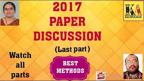 #2017 TSTET PAPER DISCUSSION II#TSTET II#2017 TET II #FREE II #MATHS II PART 4 II#TIPS II TET MATHS
