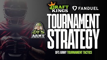NFL Week 1 Draftkings GPP Strategy and Picks |Tournament Tactics