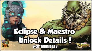 Eclipse and Maestro Unlock Details! | Not As Terrible As I Thought! | Marvel Strike Force | MSF