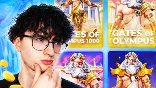 I PLAYED ALL THE GATES OF OLYMPUS SLOTS