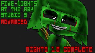 Five Nights at The AGK Studio 3: Advanced | Nights 1-6 COMPLETE [FNAF Fan Games 2024]