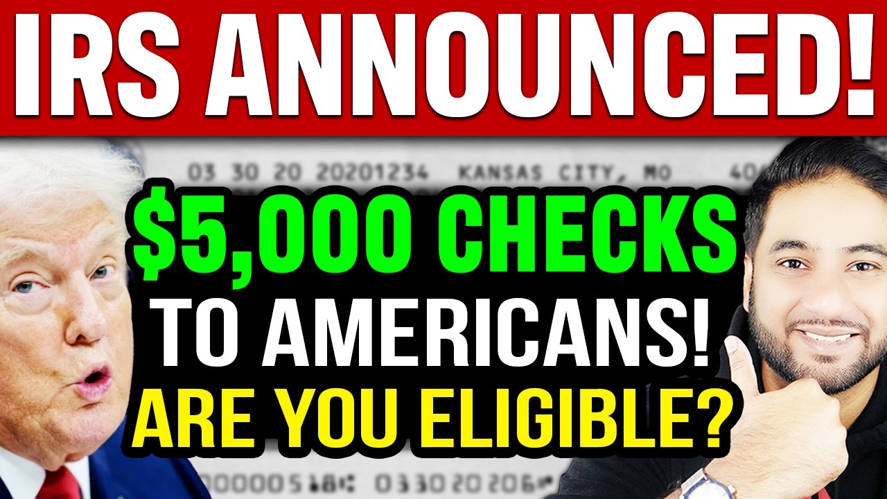 BREAKING: IRS Announces $5,000 Checks for Americans - Are You Eligible ...