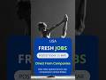 USA Job Alert: Hiring Now | March 31, 2026