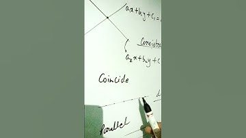 consistent, inconsistent and dependent consistent #maths #viral #shorts