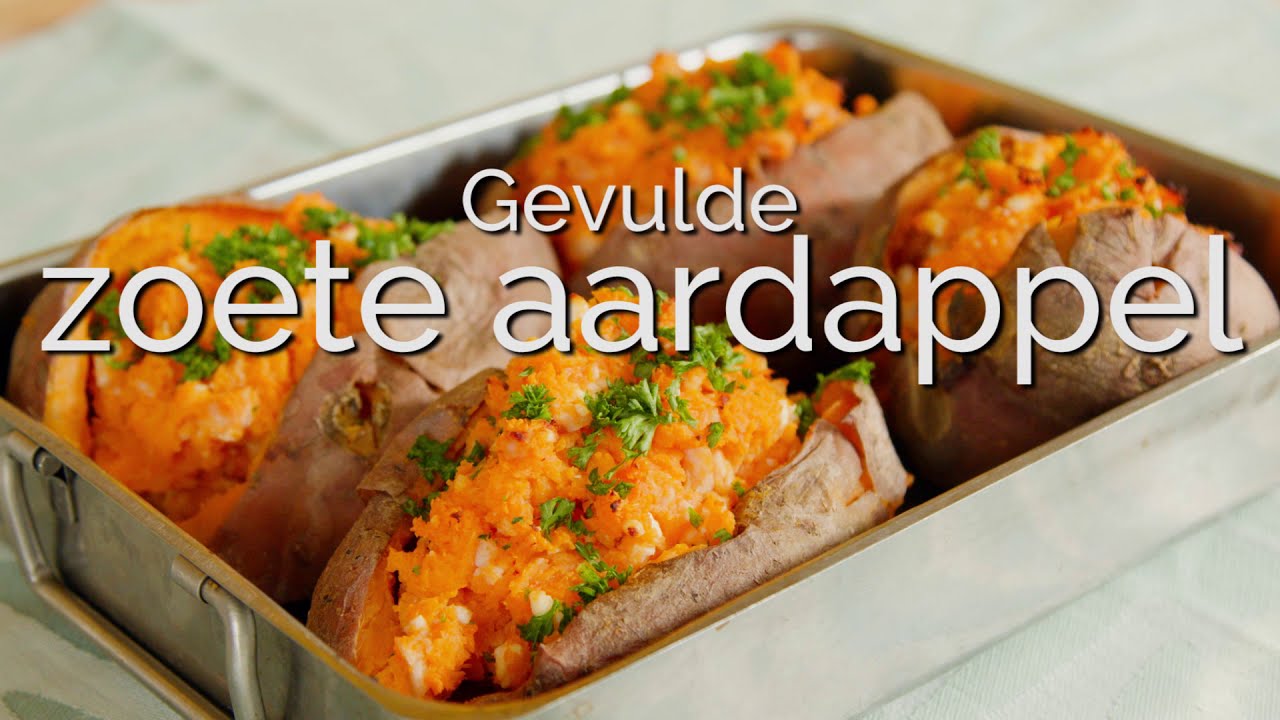 Hoe maak je gevulde zoete aardappel? PuurGezond YouTube