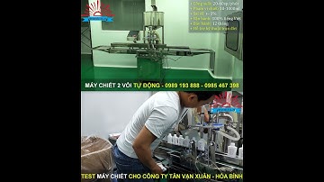 MÁY CHIẾT MỸ PHẨM 2 VÒI TỰ ĐỘNG - MÁY CHIẾT DỊCH LỎNG CÓ BĂNG TẢI | TÂN SAO BẮC Á - TANSAOBACA.COM
