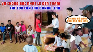 Quanglinhvlogs || Vợ Chồng Bác Nhật Lệ Lần Đầu Gặp Các Cháu - Con Nuôi Của Bố Quang Linh