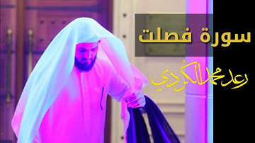 ترتيل هادئ لسورة فصلت كاملة للقارئ رعد الكردي من رمضان 1439 _ 2018