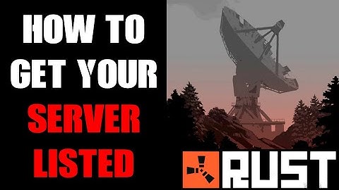 How To Fix  / Make Appear Rust Gportal Console Community Server Not Appearing In The In-Game Browser