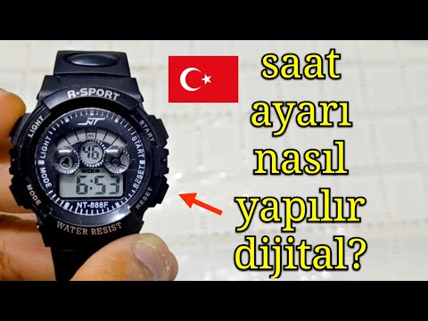 Video: Dijital Saat Nasıl Kurulur: 9 Adım (Resimlerle)