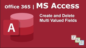 How to Create and Delete Multi Valued Fields in MS Access - Office 365