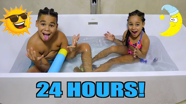 24 HOURS CHALLENGE IN THE BATH! - DayDayNews