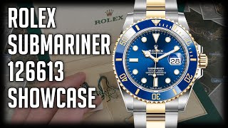 Rolex Submariner 126613 | Showcase and Unboxing | Two-Tone Blusey Sub