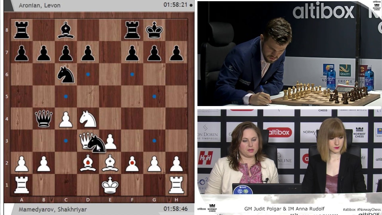 Norway Chess R3: Magnus Carlsen en cabeza