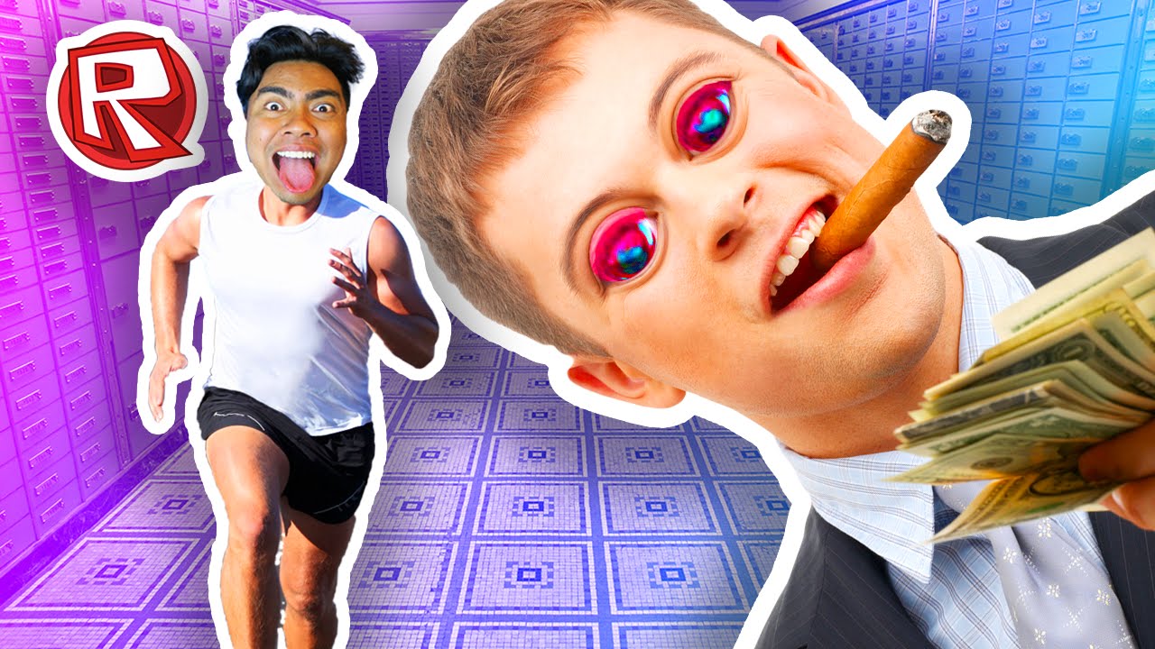 Escaping The Bank Roblox Youtube - guava juice roi wassabi gaming roblox