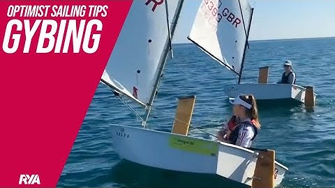 GYBING - OPTIMIST SAILING TIPS with James Parker Mowbray - RYA Optimist Coach