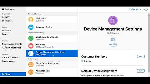 How to setup Apple MDM server?