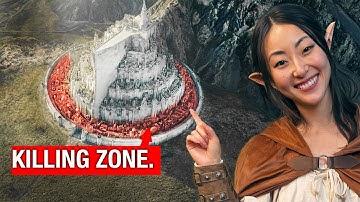 Why Minas Tirith was a War Machine  (Lord Of The Rings Architecture Explained)