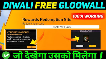 HOW TO GET FREE DIWALI GLOOWALL SKIN🥳|FREEFIRE NEW EVENT |DIWALI GLOOWALL SKIN KAISE MILEGA CODE|