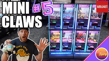 TONS OF TINY CLAW MACHINES!! Lets Win Some Prizes at Round 1