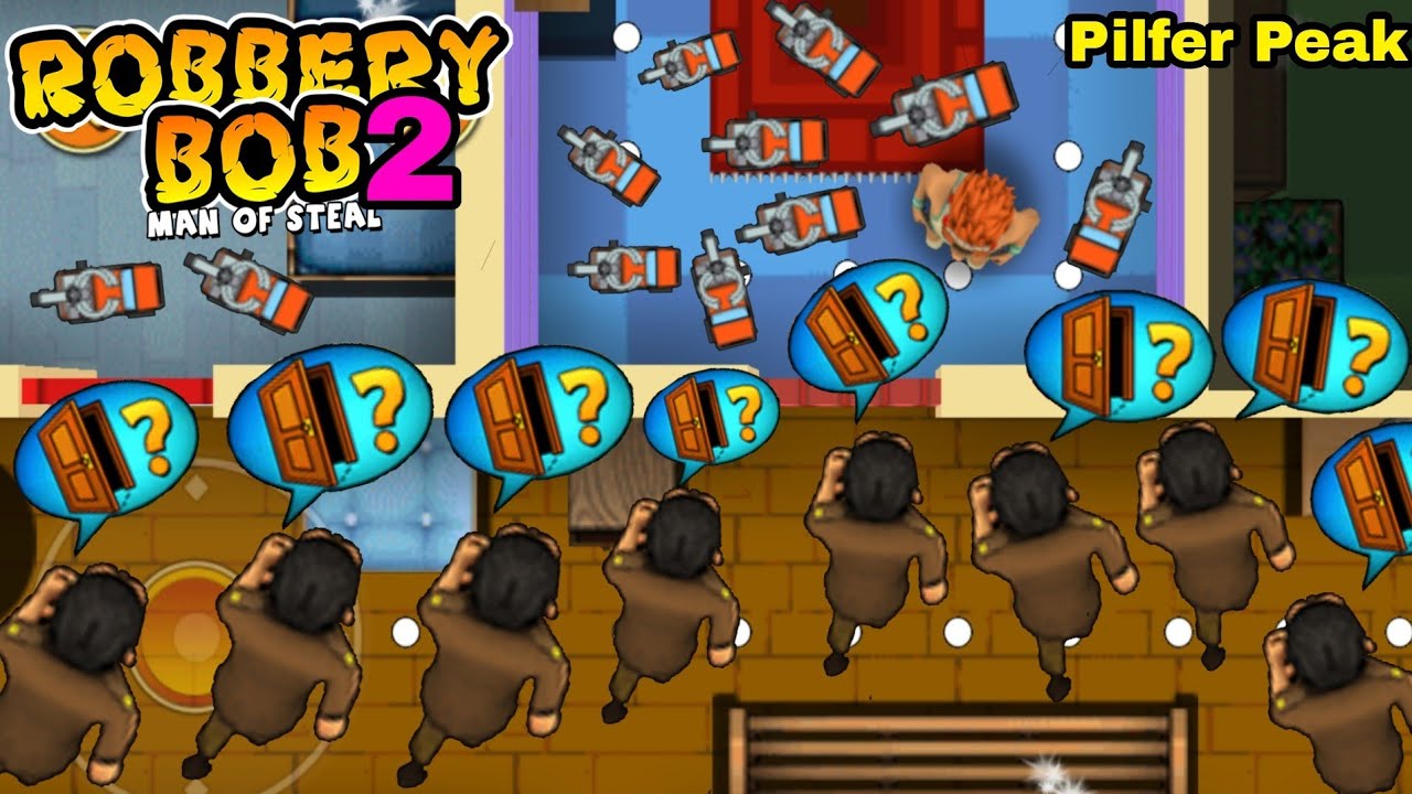 Robbery Bob 2 Use Two Super Thieves - Pilfer Peak Part 17