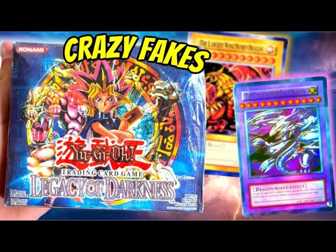 fake yugioh booster box Yu-Gi-Oh! Opening A FAKE 1st Edition Legend of Blue Eyes Booster Box!