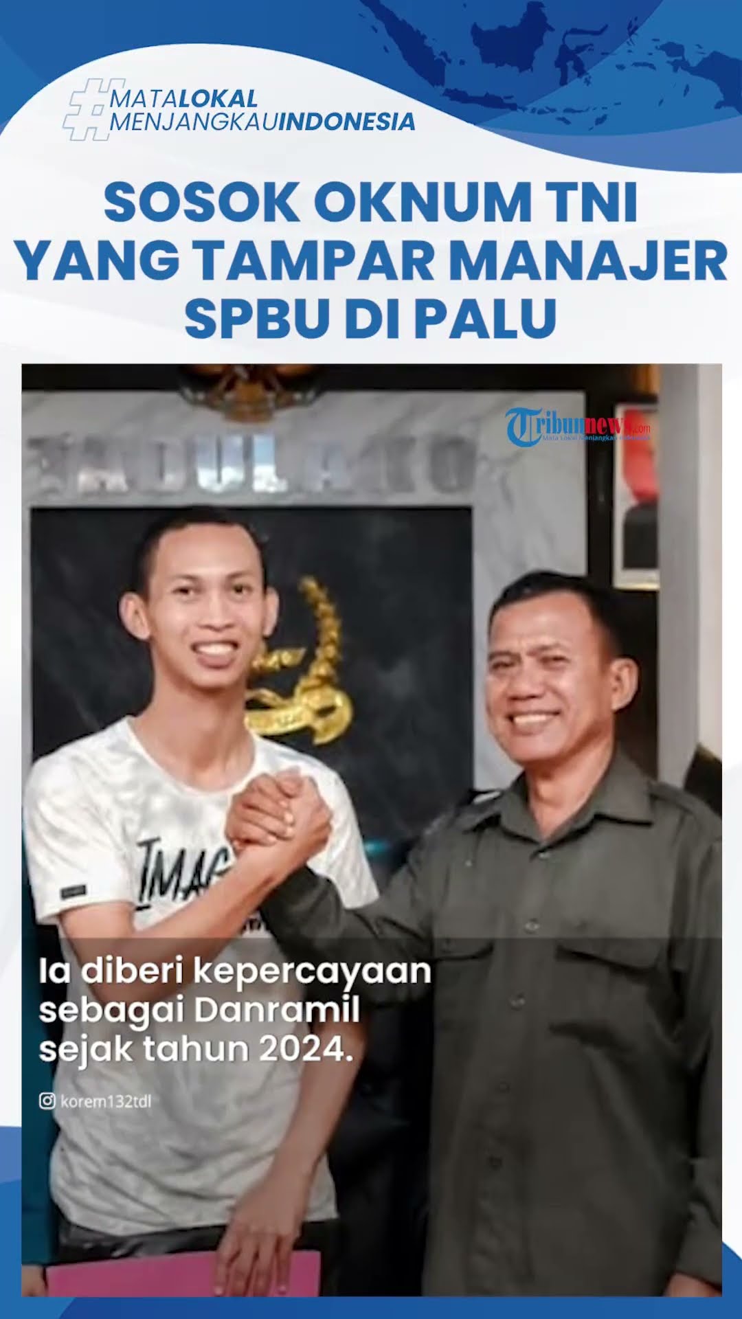 Sosok Oknum TNI yang Tampar Manajer SPBU seusai Ditolak Isi BBM, Berpangkat Perwira Jabat Danramil