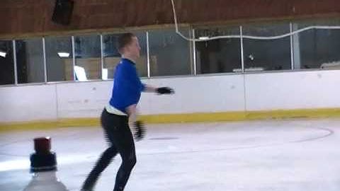 Figure Skating Practice 01-09-10 (axel, double loop, double flip, death drop, flying camel)