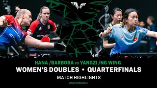 Hana Matelova/Barbora Balazova Vs Yangzi Liu/Ng Wing Lam | Wd Qf | Saudi Smash 2024