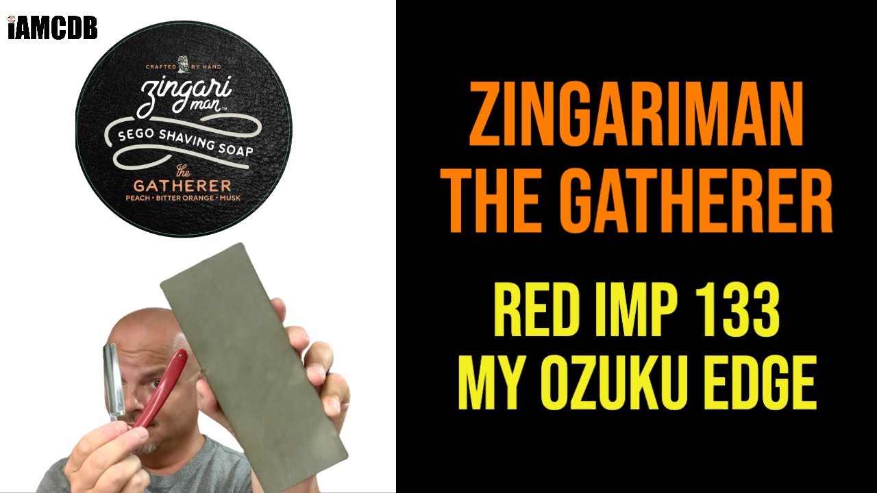 Straights #47 - Red Imp (My Ozuku Edge), Zingariman The Gatherer, RazoRock 400, A&E Peaches & Cognac