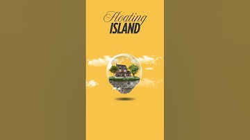 Floating Island in Canva #tutorial #canvatutorial #canva2025