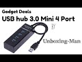 Gadget deals usb hub 30 mini 4 port usb hub by unboxingman