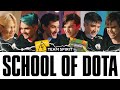 Team Spirit: SCHOOL OF THE DOTA. Miposhka, Yatoro, Collapse, Torontotokyo, Silent, Mira.