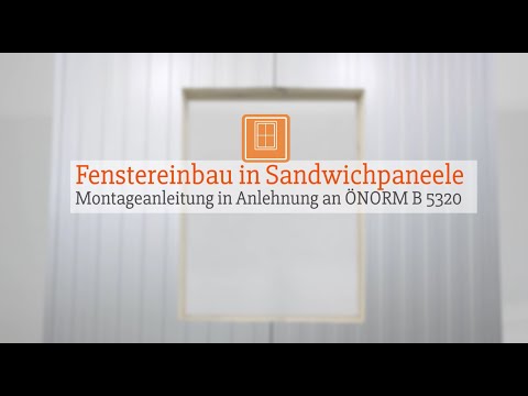 Update New BRUCHA Fenstereinbau - Montageanleitung in Sandwichpaneele