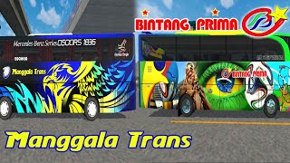 BUSSID|Bintang Prima Brazil & Manggala Trans Blue