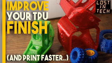 TPU Cheat Codes! Get SHINY high quality TPU 3D prints on your ender 3 / other bowden printer.