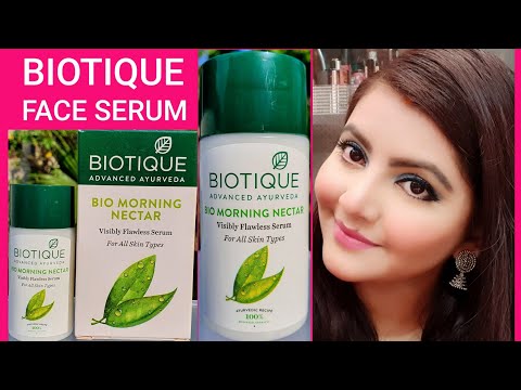 BIOTIQUE BIO MORNING NECTOR VISIBLY FLAWLESS SERUM FOR ALL SKIN TYPE | RARA | FACIAL SERUM |