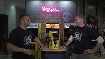 1/4 SCALE - QUARTER ARCADES PAC-MAN CAB - Hands on live review at Play Expo London