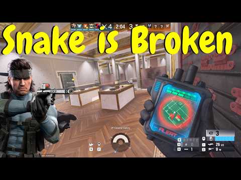 New Favorite Operator in Rainbow Six Siege (Solid Snake)