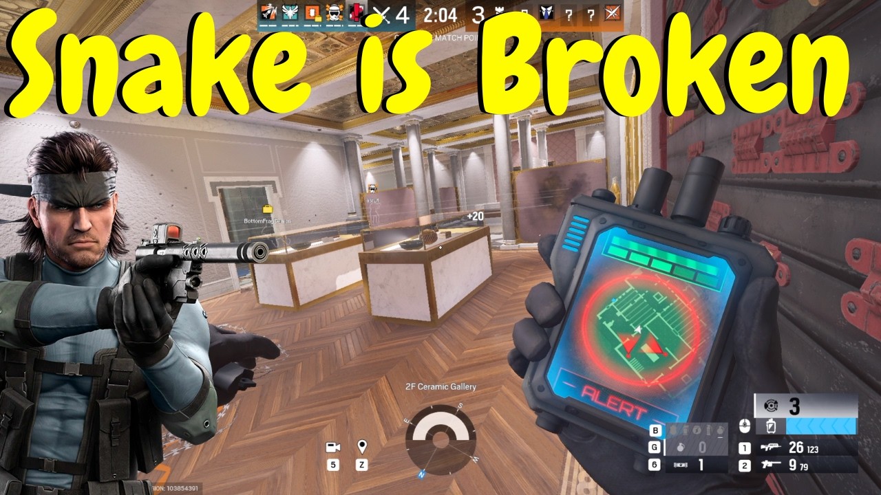 Solide Snake R6 New Favorite Operator in Rainbow Six Siege (Solid Snake) - YouTube