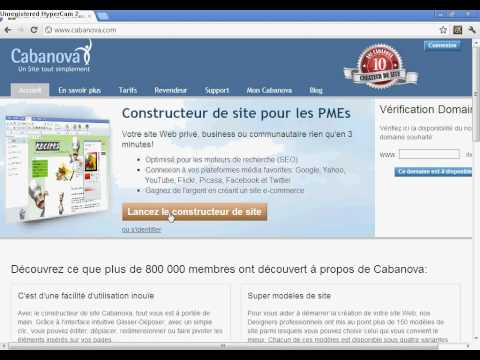 Créer un site avec cabanova.com