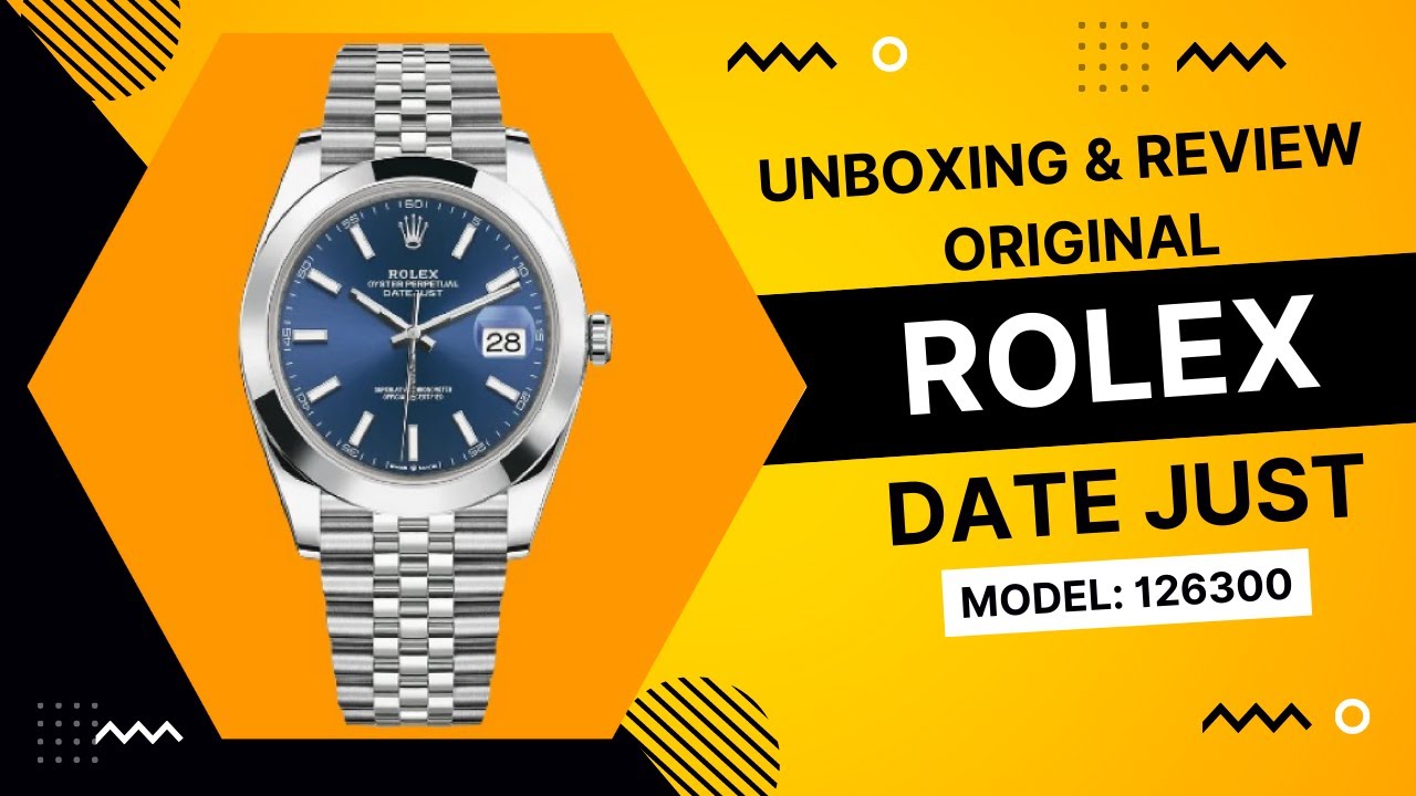 Rolex Oyster Perpetual Date Just 41 Blue Dial Jubilee bracelet