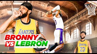 LeBron vs Bronny 1v1 Impersonation!