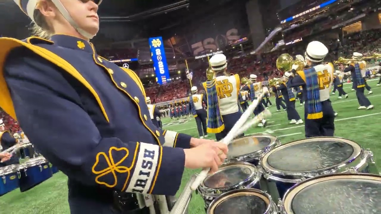 Notre Dame Tenor Cam - National Championship Halftime 2025