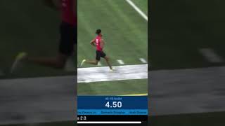 Famous Houston WR Tank Dell ran the fastest 4.5 40 ever, NFL need to check their clocks #shorts Profile
