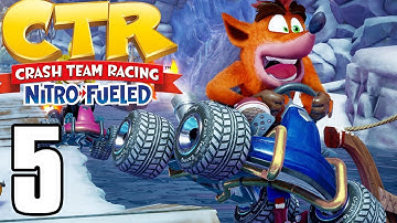 Crash Team Racing Nitro-Fueled Full Game Walkthrough Part 5 100% Completion 5th Area