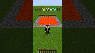“LAVA vs ARMOR — Who Wins?! 🌋🛡️” #minecraft #shorts