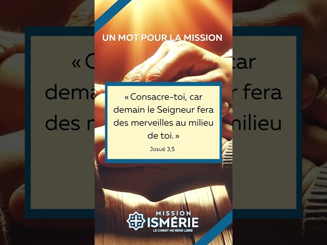 Le mot du jour : Consécration