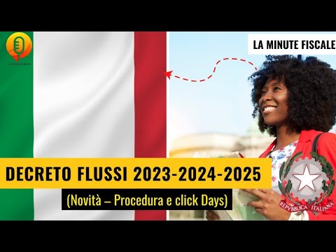 📣Decreto Flussi 2023-2024-2025🔥 Novità, procedura e Click days⚠️ LMF